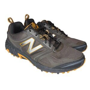 New Balance 412 Men's Size 9.5 Trail Brown/Yellow Running Shoes Lightweight‎